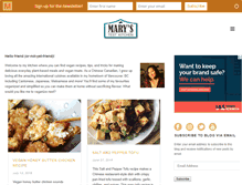 Tablet Screenshot of marystestkitchen.com